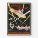 Vintageflygplansposter Luftens Örnar-stil art déco