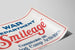 Affisch Krigsdepartementet Smileage Vintage — vy av konstverket