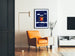 Dekorativ poster Rökfri - Glad och Fri