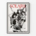 Poster Solaris Dance Theatre Musik vintage i svartvitt