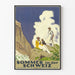 Vintageposter Sommer i Schweiz - Retro bergväggsdekor