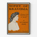 Vintageposter Sophy of Kravonia av Anthony Hope