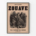Vintageposter Minnen från en Zouave - Historisk väggdekoration
