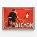 Vintage reklamposter för Alcyon - Retro väggdekoration — inramlat konstverk på väggen