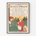 Vintageposter Philadelphia Sunday Press 1896 Äkta väggdekoration