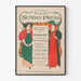 Vintageposter Philadelphia Sunday Press - Askungen berättelse 1896