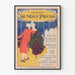 Vintageposter Philadelphia Sunday Press - Retro väggdekoration 1896