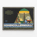 Vintageposter för specialutställning om belysning Hohenzollernhaus Dortmund — inramlat konstverk på väggen