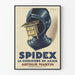 Vintageposter Spidex La Cuisinière en Acier Arthur Martin