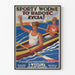 Vintage sport nautisk poster 1933