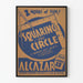 Vintageposter "Squaring the Circle" väggdekoration teater