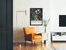 Modern geometrisk stil Saint Jean-Baptiste dekorativ poster
