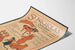 Vintageposter St Nicholas för oktober - Djurmotiv väggdekoration
