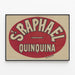 Vintageposter St Raphaël Quinquina - Retro väggdekoration — inramlat konstverk på väggen