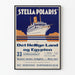 Vintageposter Stella Polaris - Kryssning till Egypten och Heliga Landen