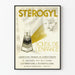 Vintageposter Stérogyl D-vitamin väggdekoration