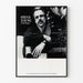 Vintageposter av Steve Young folkmusiker i svartvitt