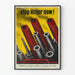 Vintage affisch Krig Stoppa Hitler Nu - Historisk Väggdekoration