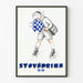 Vintageposter Stovédrine BB - Retro väggdekoration för barn