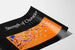 Poster Strength of Character 1995 - Blomsterväggdekor i orange och blå