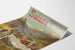 Vintageposter Schweiz Rhône-dalen J.S. järnvägar