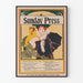 Vintageaffisch Sunday Press Philadelphia 1896