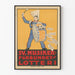 Svensk vintage musikkposter med trumma och flygande noter