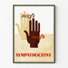 Poster Sympathocrine - Vintage väggdekor i grafisk stil