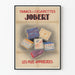 Vintageposter för Tobak & Cigaretter Jobert väggdekoration