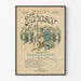 Vintageposter av Burlesque-Opera med Tabasco – Väggdekoration
