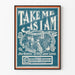 Vintageposter Take Me As I Am Väggdekoration