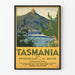 Vintageposter Tasmanien – Schweiz i söder