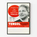 Vintage reklamposter för Tensol för väggdekoration