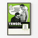 Vintage medicinsk poster TENSOL - Retro väggdekoration för hälsa