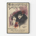 Vintageaffisch Exposition G.H. Grauss - Kunstzaal De Bijenkorf Amsterdam 1918