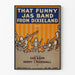 Vintageposter That Funny Jas Band från Dixieland