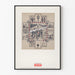 Vintageposter The Alamo City Run 1984 - Sportig väggdekoration