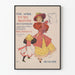 Vintageaffisch med magasinets The April Ev'ry Month-anknytning