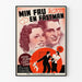Vintageposter för biograf Min Fru Har En Fästman