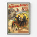 Vintageposter The Barnum & Bailey med schimpansen Charles 1:a