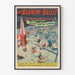 Vintageposter av Barnum & Bailey för det akvatiska cirkusen