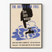 Vintageposter 'The Battle for Fuel' - Vatten- och energibesparing