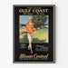 Vintage turistposter Gulf Coast Mississippi - Sportig väggdekoration