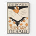 Vintageposter The Boston Sunday Herald - Väggdekoration Mode