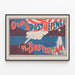 Vintageposter Our Coast Defence - The Bostonian — inramlat konstverk på väggen