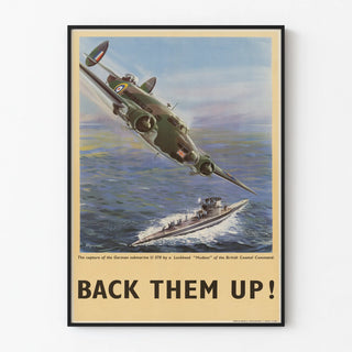the-capture-of-the-german-submarine-u-570-by-a-lockheed-hudson-of-the-british-coastal-command-back-them-up