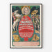 Vintageposter av Carl Hagenbeck och Vilddjursutställning