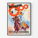 Vintage filmposter med riddare och romantiskt par