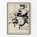 Vintagesposter av The Chicago Herald i svartvitt