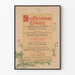Vintageposter The Christmas Century - Festlig och litterär väggdekoration